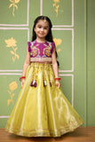 Mirror Embroidered Tassel Ghagra