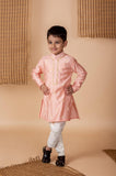 Peach Diya Embroidered kurta