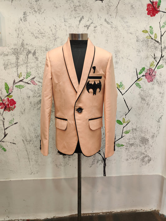 Peach Batman Blazer