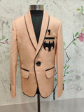 Peach Batman Blazer