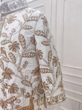 Hand Embroidered Offwhite Sherwani Churidaar Set