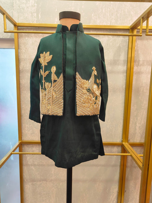 GREEN NEHRU SET