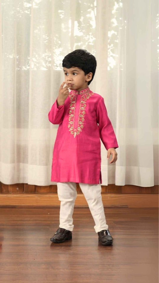 Pink Tulip Kurta Set