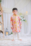 Lilac Printed Abla Kurta