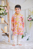 Lilac Printed Abla Kurta