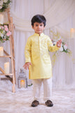 Yellow Shibori Kurta