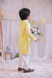 Yellow Shibori Kurta