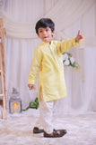 Yellow Shibori Kurta