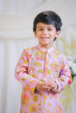 Lilac Printed Mirror Kurta