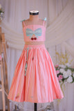 Peach Embroidered Silk Top With Lehenga