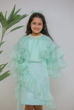 EMILY SEA GREEN DRESS