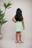 BUTTERFLY SIDE DRAPE DRESS