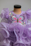 LILAC BUTTERFLY DRESS