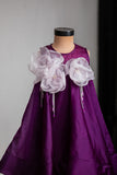 Organza Flower Dress with Tassels