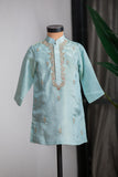 Blue Shimmer Dori Kurta