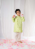Green Chikankari Kurta Churidar