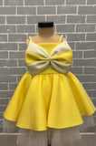 Yellow dress with Bow
