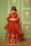 Rust Dori Embroidered Ghagra