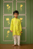 Yellow Bird Embroidered Kurta Set