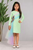 Butterfly Side Drape Dress