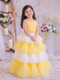 Butterfly Frill Ghaghra