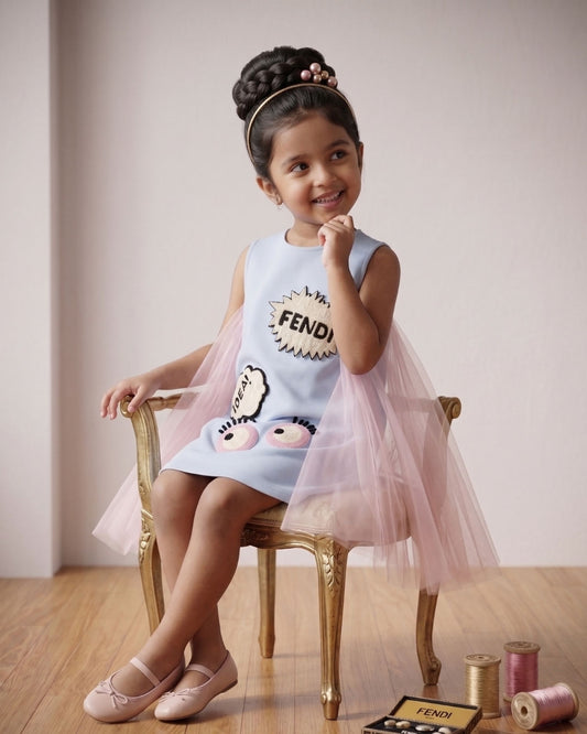 A Line Hand Embroidered Dress