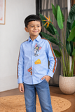 Tom and Jerry Handpainted Shirt