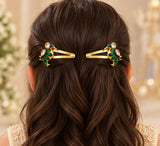 Green Bird Clips