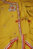 Mustard Knot Angrakha Set