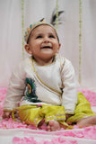 Green Bandhej Morpankh Set