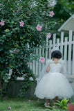 Delicate Embroidery White Dress