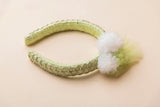 Green Flower Headband
