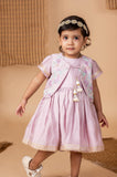 Lilac Kutdana Frock