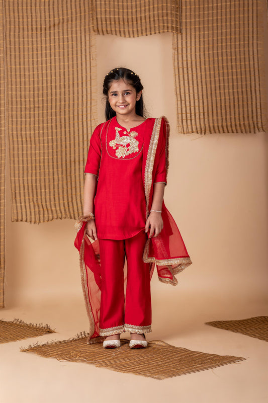 Red Peacock Suit