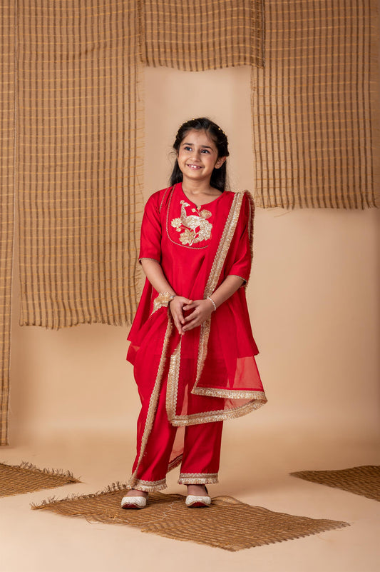Red Peacock Suit