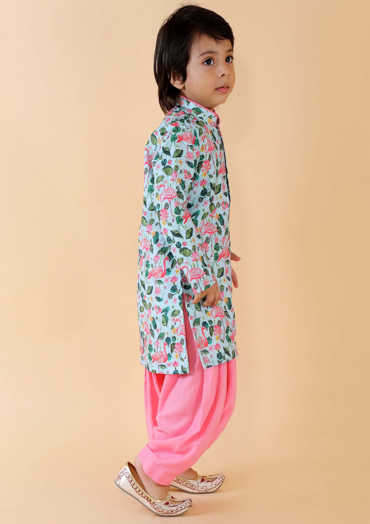 Flamingo Kurta Set