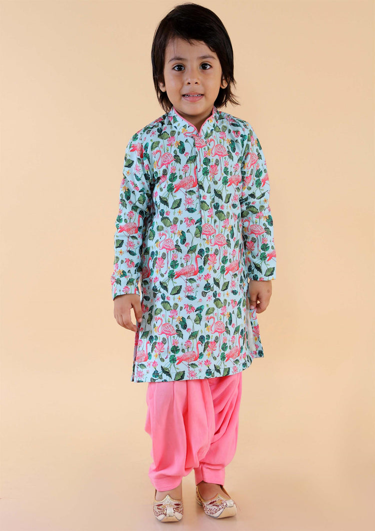 Flamingo Kurta Set