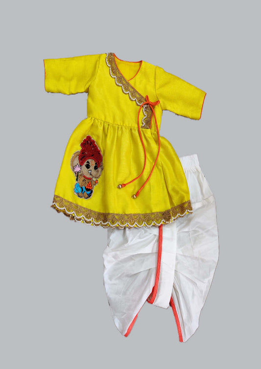 Ganesh Embroidery Jaamna Set