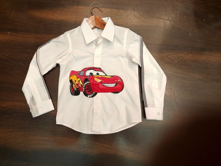 Hand Painted Cars Shirt