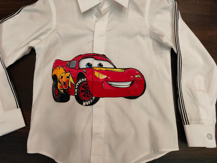 Hand Painted Cars Shirt