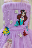 The Lilac Mermaid Themed Dress