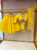 Yellow Pearl Gota Ghagra