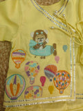 Yellow Hot Air Balloon Boy Jaamna