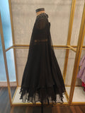 The 2 in 1 Black Ghagra Set