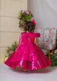Pink Chrome Structure Gown