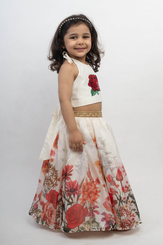 Digital Skirt Set
