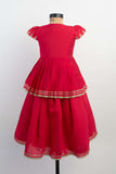 Pink Kairi Peplum Ghaghra