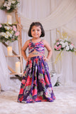 Purple Knot Ghaghra