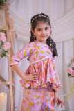 Lilac Printed Sharara Set