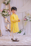 Yellow Chanderi Kurta